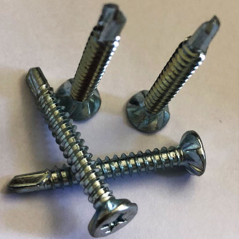 สกรูครอสหัวแบน